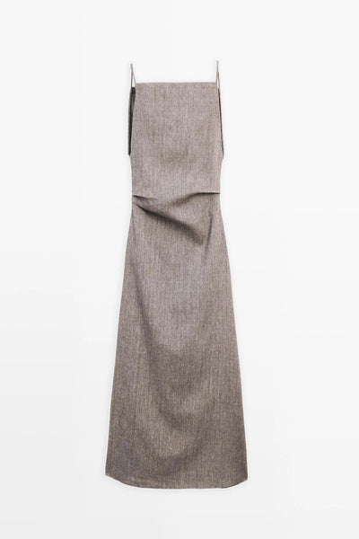 Kylie Linen-Blend Maxi Dress