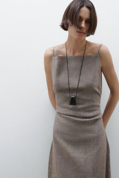 Kylie Linen-Blend Maxi Dress